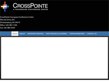 Tablet Screenshot of crosspointeconferencecenter.com